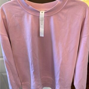 Lululemon Athletica Softstreme Light Pink Crewneck